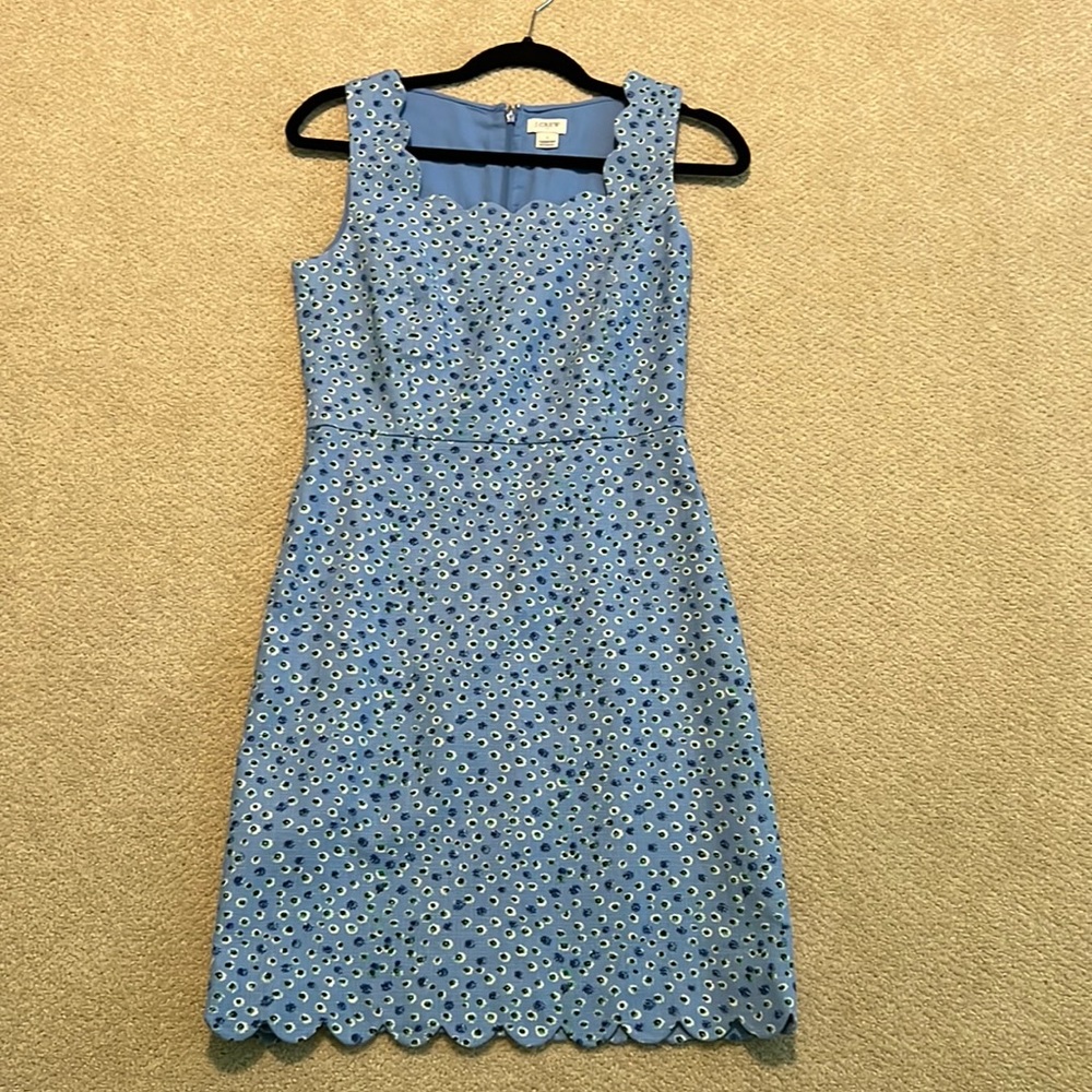 J. crew factory cotton floral print dress. Size 2.